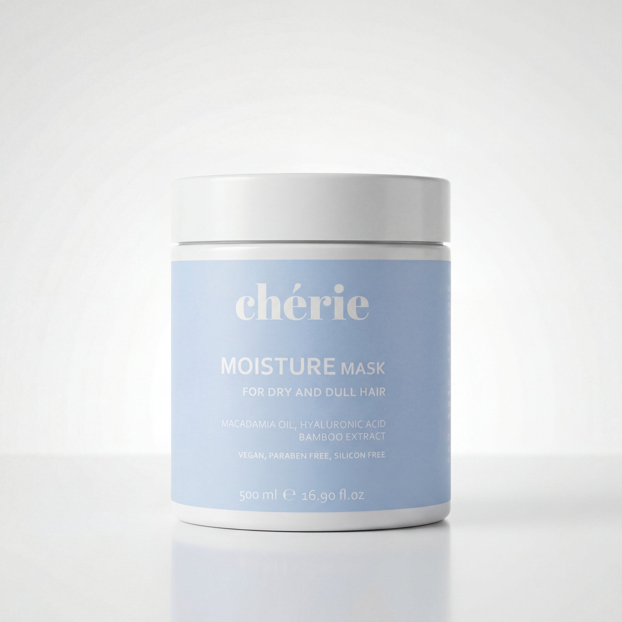 Chérie deep conditioning hair mask for dry damaged hair 500ml jar
